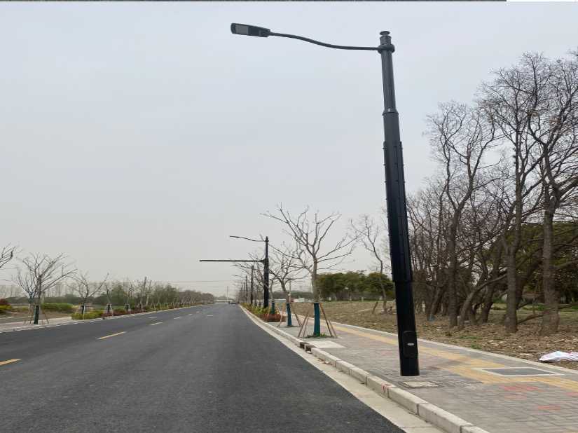 竹山县上海综合杆 太阳能路灯工程